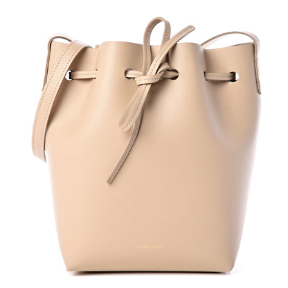 Mansur Gavriel Calfskin Mini Bucket Bag Sand 1 of 12