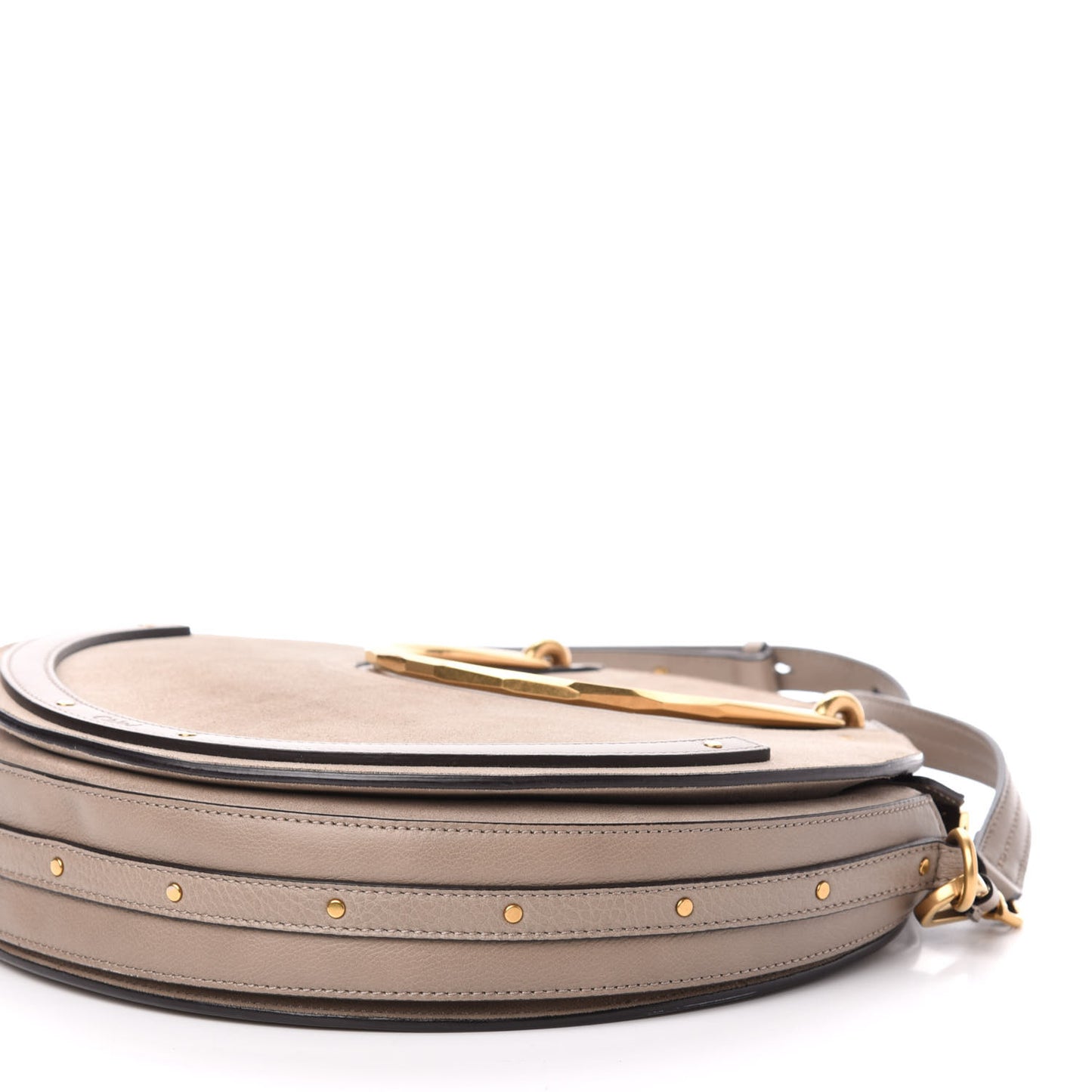 Calfskin Suede Medium Pixie Bag Motty Grey