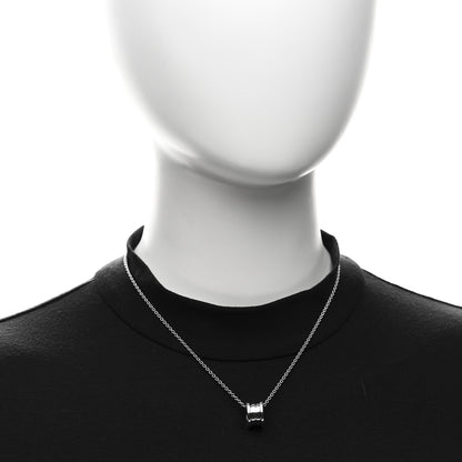 Bulgari 18K White Gold B.Zero1 Pendant Necklace 2 of 4