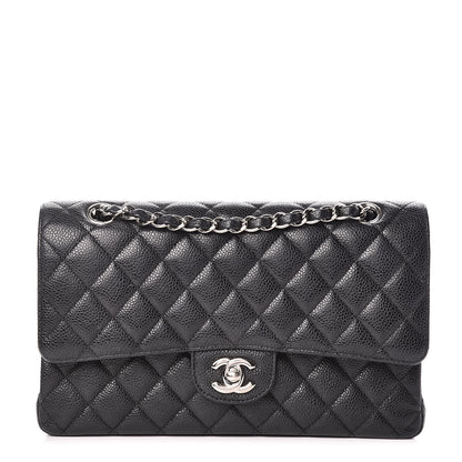 Chanel Caviar Quilted Medium Double Flap Black 1 of 21