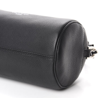 Christian Dior HOMME Grained Calfskin Mens Roller Pouch Black 7 of 9