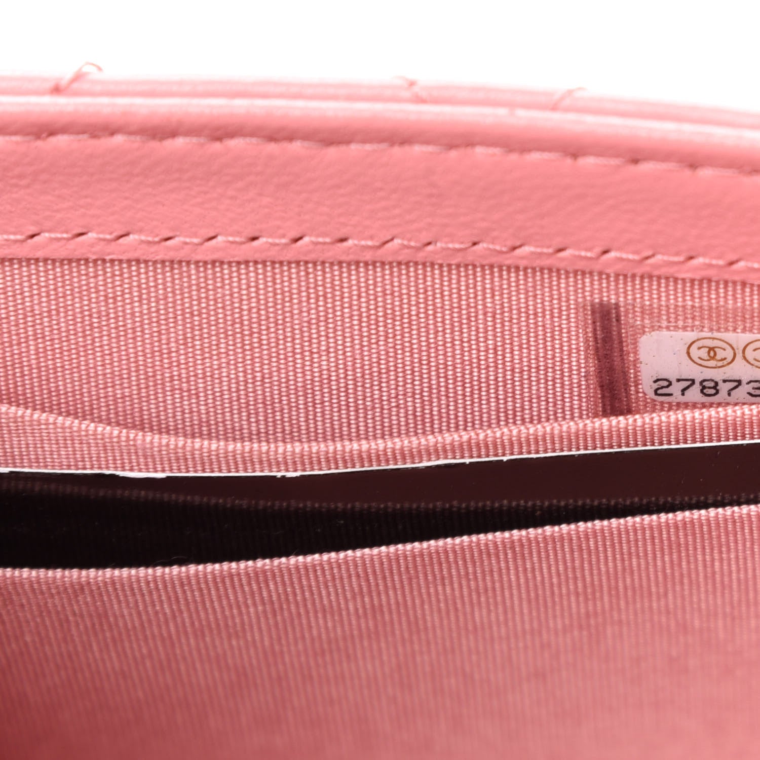 Chanel Lambskin Quilted Mini Trendy CC Clutch With Chain Pink 9 of 10