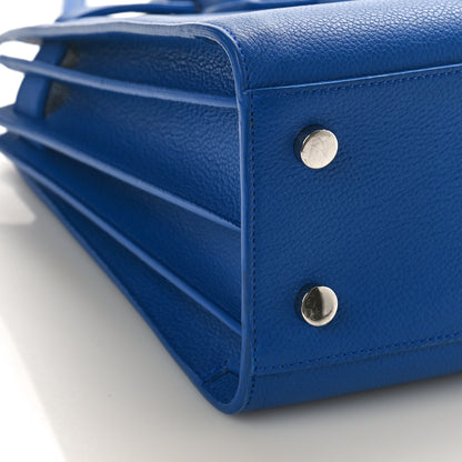 Saint Laurent Grained Calfskin Baby Sac De Jour Royal Blue 7 of 8