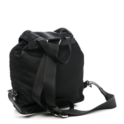 Prada Tessuto Nylon Saffiano Small Backpack Black 3 of 12