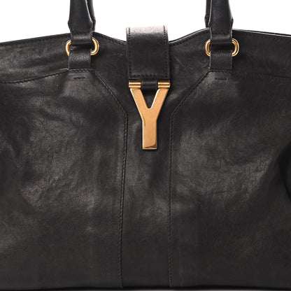 Saint Laurent Sheepskin Medium Cabas ChYc Black 8 of 26
