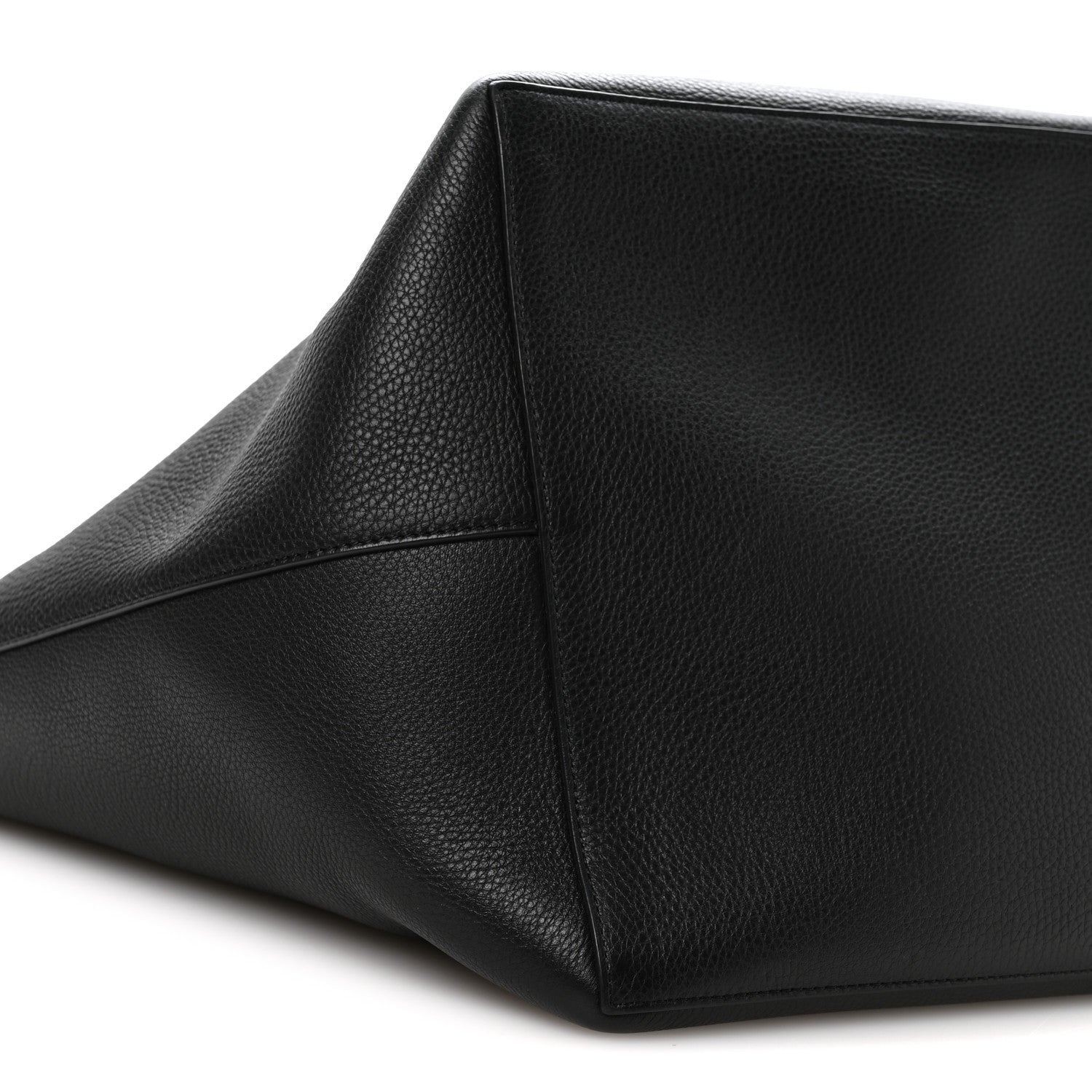 The Row Grained Calfskin Park Tote Three Black 9 of 10