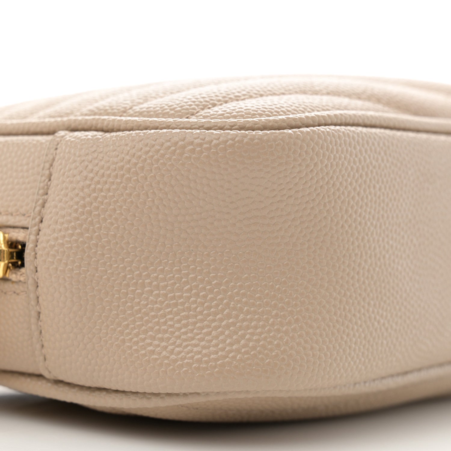 Saint Laurent Grain De Poudre Matelasse Monogram Mini Lou Camera Bag Dark Latte 9 of 11