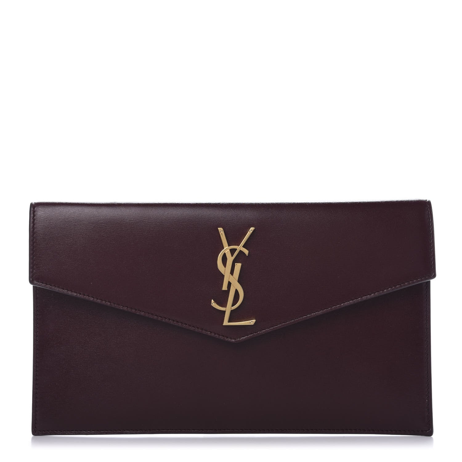 Saint Laurent Smooth Shiny Calfskin Medium Uptown Removable Pouch 1 of 10