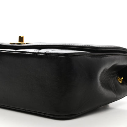 Chanel Lambskin Quilted Small Single Flap Black 10 of 11