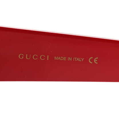 Gucci Square Web Frame GG0178S Sunglasses Red 6 of 7