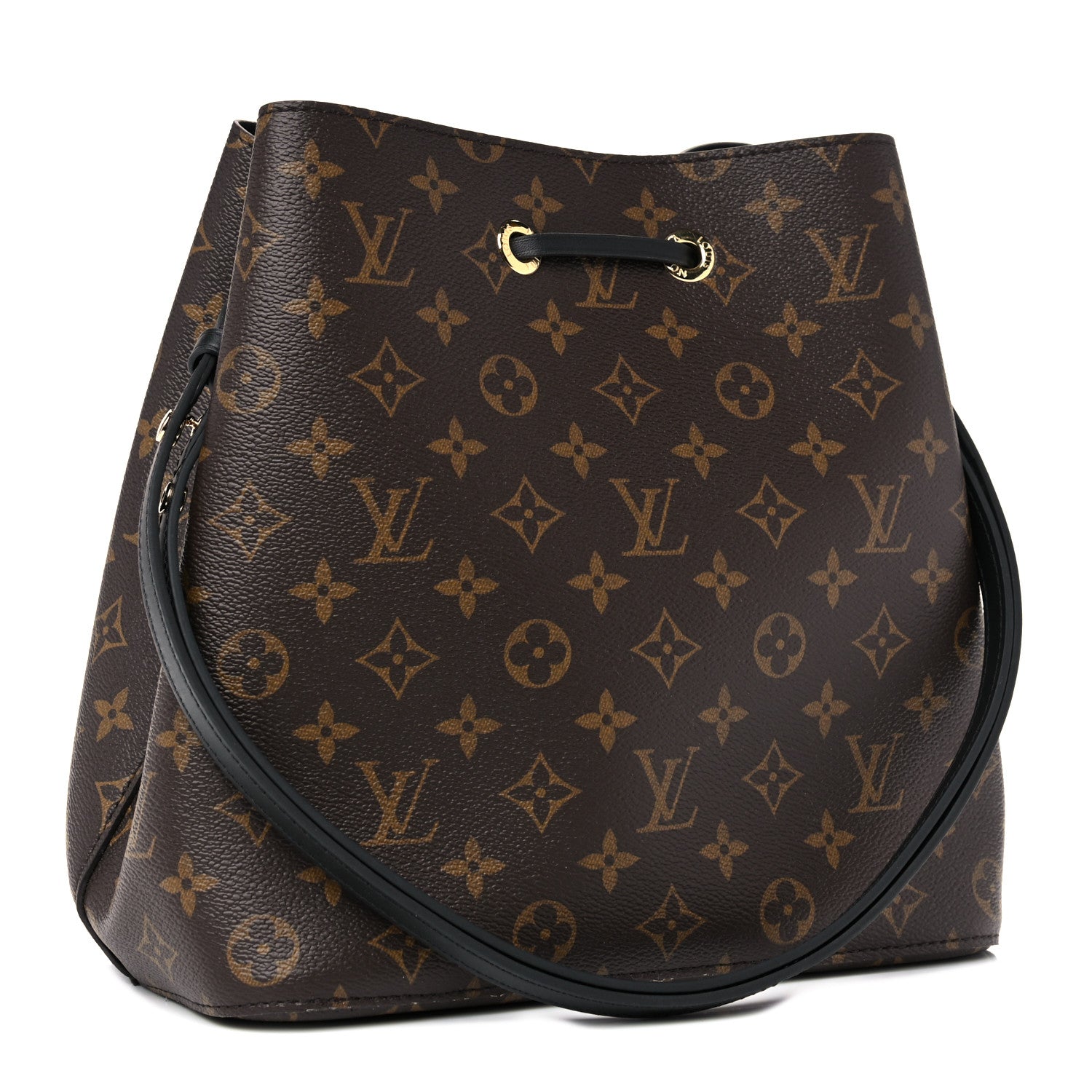 Louis Vuitton Monogram Neonoe MM Black 3 of 8