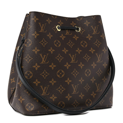 Louis Vuitton Monogram Neonoe MM Black 3 of 8