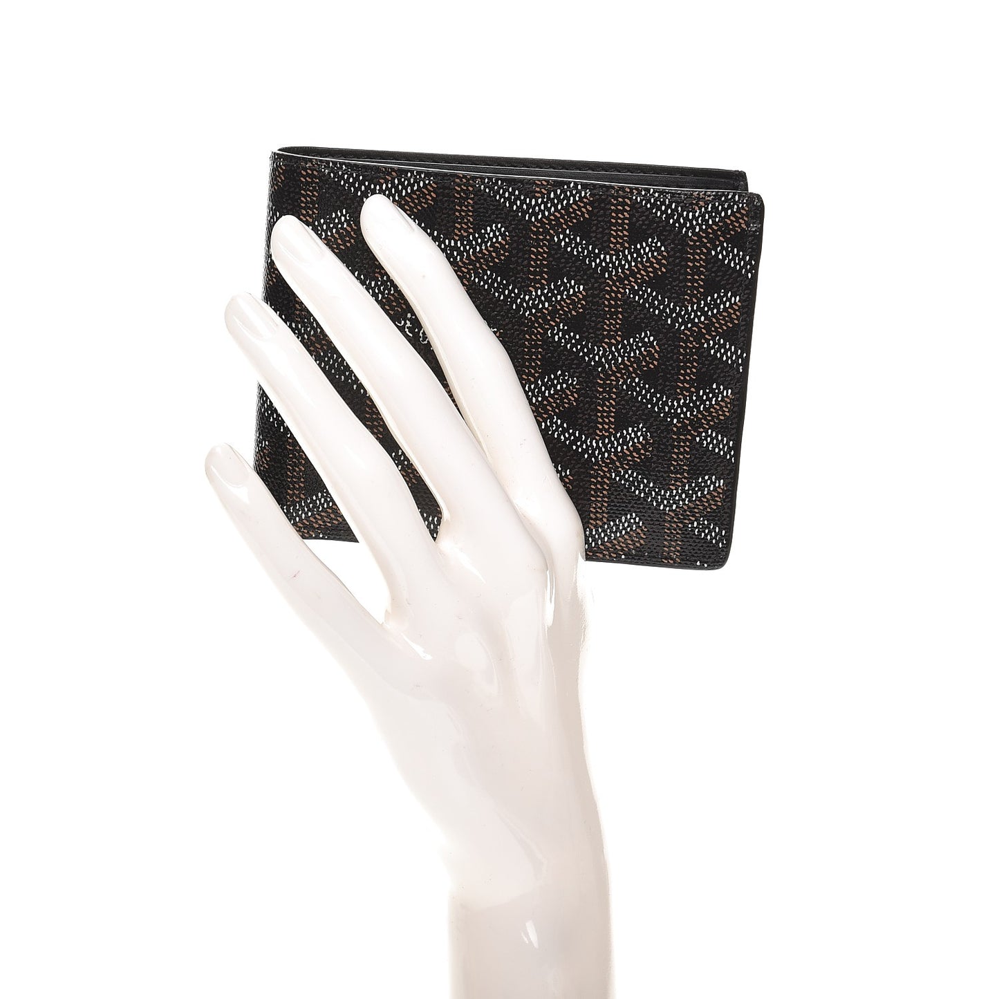 Goyardine Bi-Fold Victoire PM Wallet Black