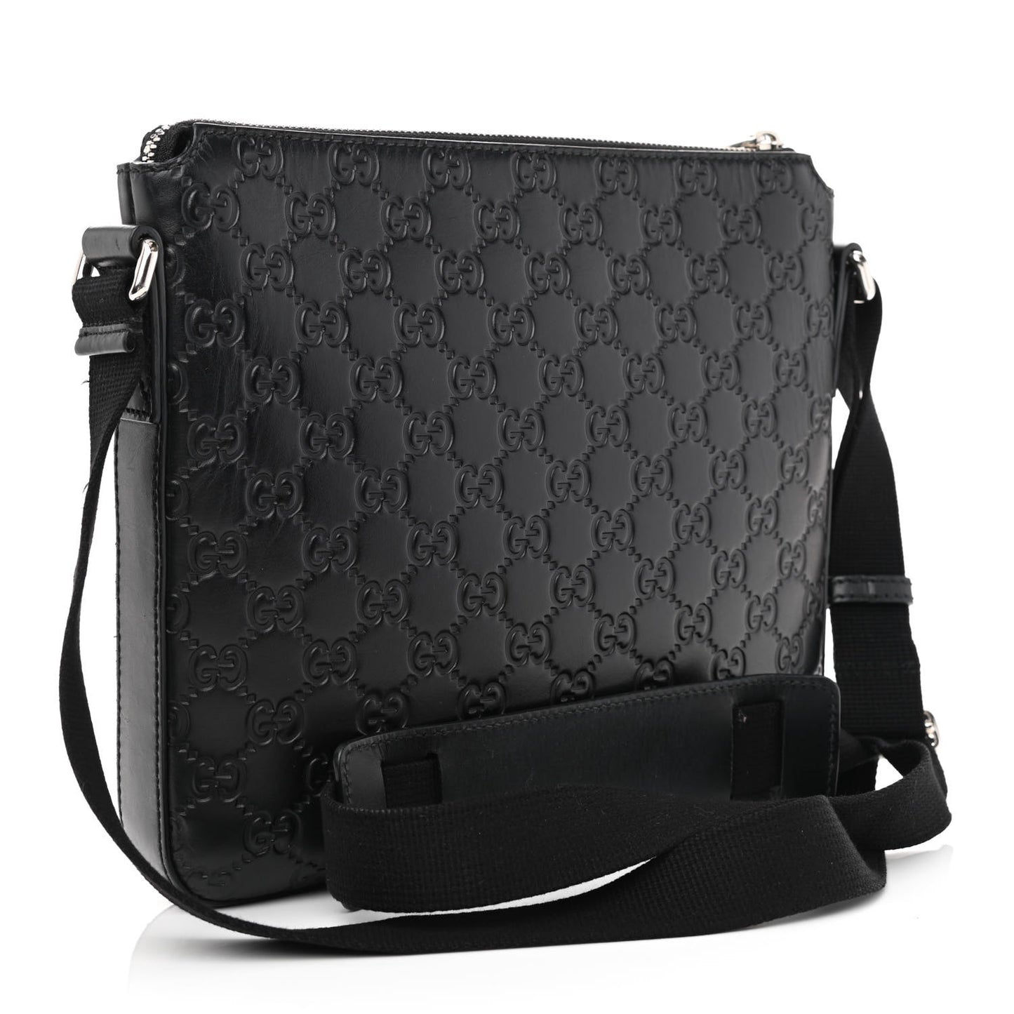 Guccissima Signature Small Messenger Bag Black