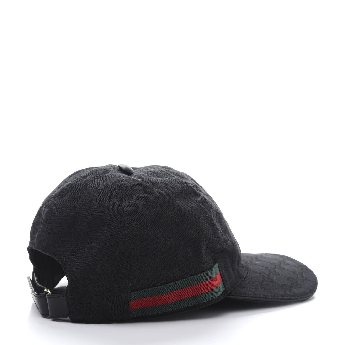 Monogram Web Baseball Hat XL Black