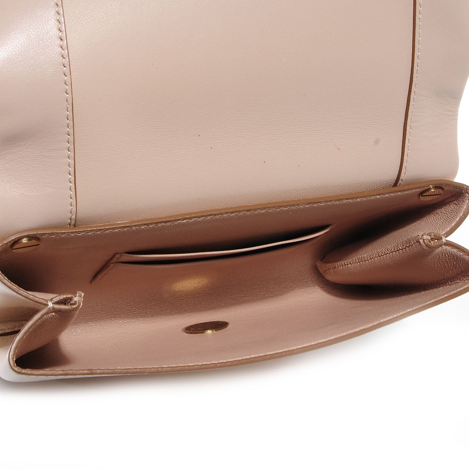 Chloe Lambskin Catrin Clutch Beige 5 of 9
