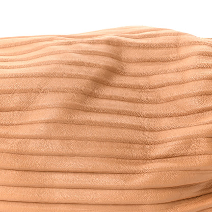 Loewe Lambskin Pleated Bracelet Pouch shoulder Bag Warm Desert 8 of 10
