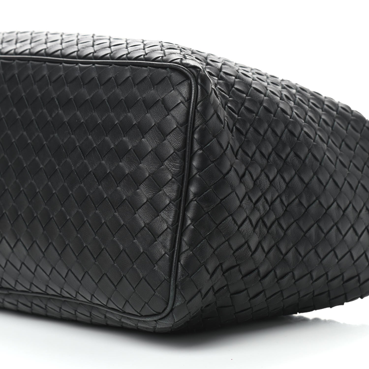 Bottega Veneta Nappa Intrecciato Medium Shoulder Bag Black 9 of 9