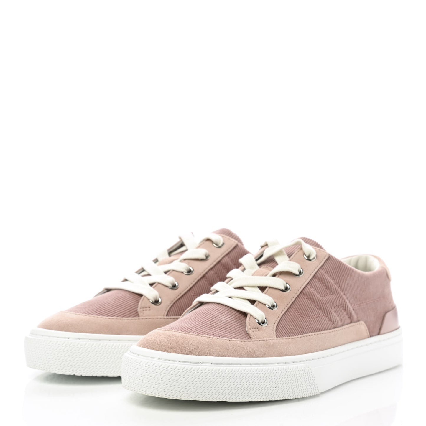 Chevre Velours Deep Sneakers 39 Rose Opaline