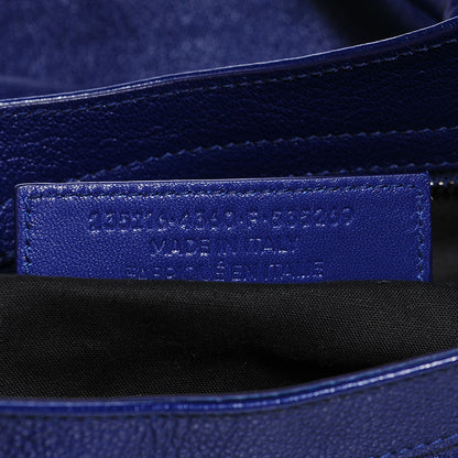 Balenciaga Chevre Gold Metallic Edge Hardware Velo Bleu Roi 12 of 14