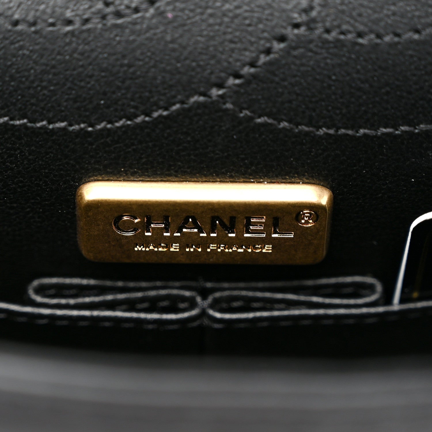Chanel Aged Calfskin Quilted Casino 2.55 Reissue 225 Flap Black 6 of 11