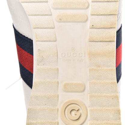 Gucci Microguccissima Mens Web Sneakers 12 White 8 of 11