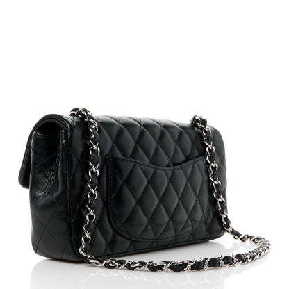 Chanel Lambskin Quilted East West Flap Black 3 of 12