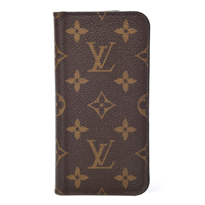Louis Vuitton Monogram iPhone X Folio Case 1 of 6