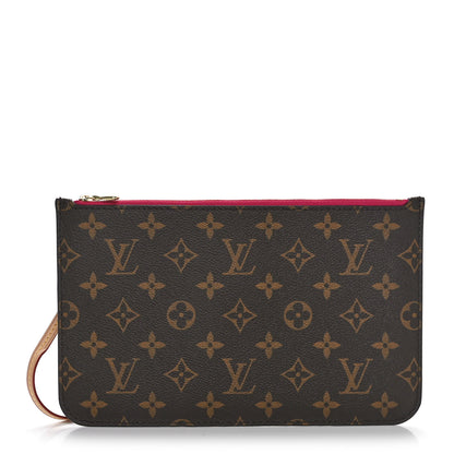 Louis Vuitton Monogram Neverfull MM GM Pochette Pivoine 1 of 7