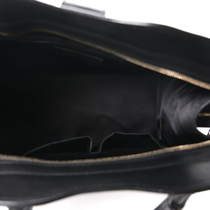 Saint Laurent Textured Calfskin Medium Cabas ChYc Black 5 of 10