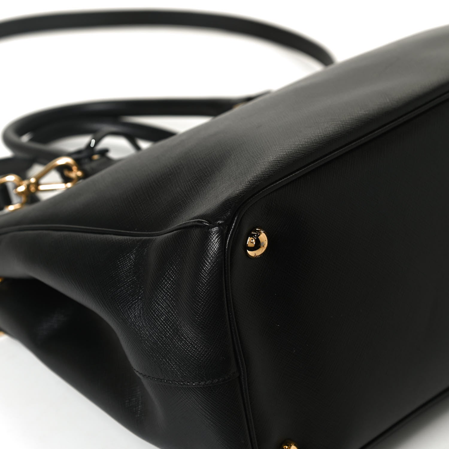 Prada Saffiano Large Galleria Double Zip Tote Black 11 of 12