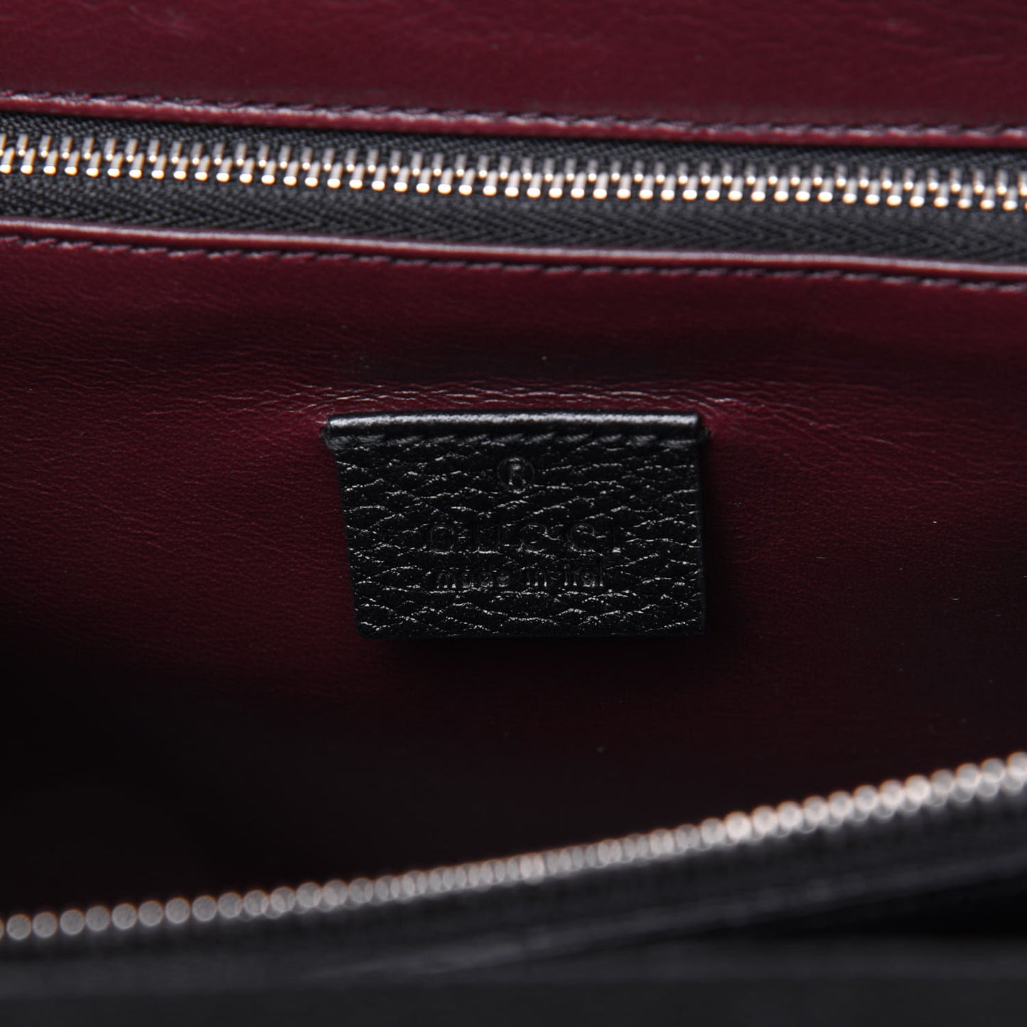 Grainy Calfskin Small Zumi Top Handle Bag Black