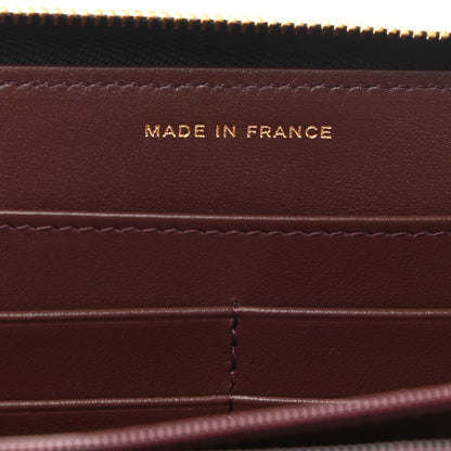 Chanel Caviar Quilted Large Gusset Zip Around Wallet Black 7 of 9