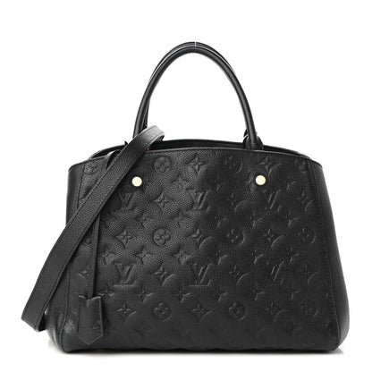 Louis Vuitton Empreinte Montaigne MM Black 1 of 12