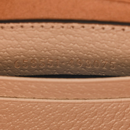 Gucci GG Supreme Monogram Textured Dollar Calfskin Web Mini Ophidia Half Moon Hobo Beige Ebony Mystic White 7 of 10