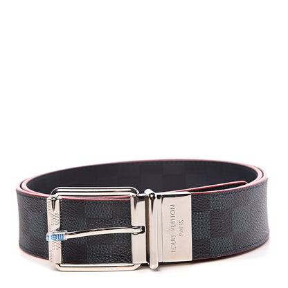 Louis Vuitton Damier Cobalt Belt 95 38 Rouge 1 of 7