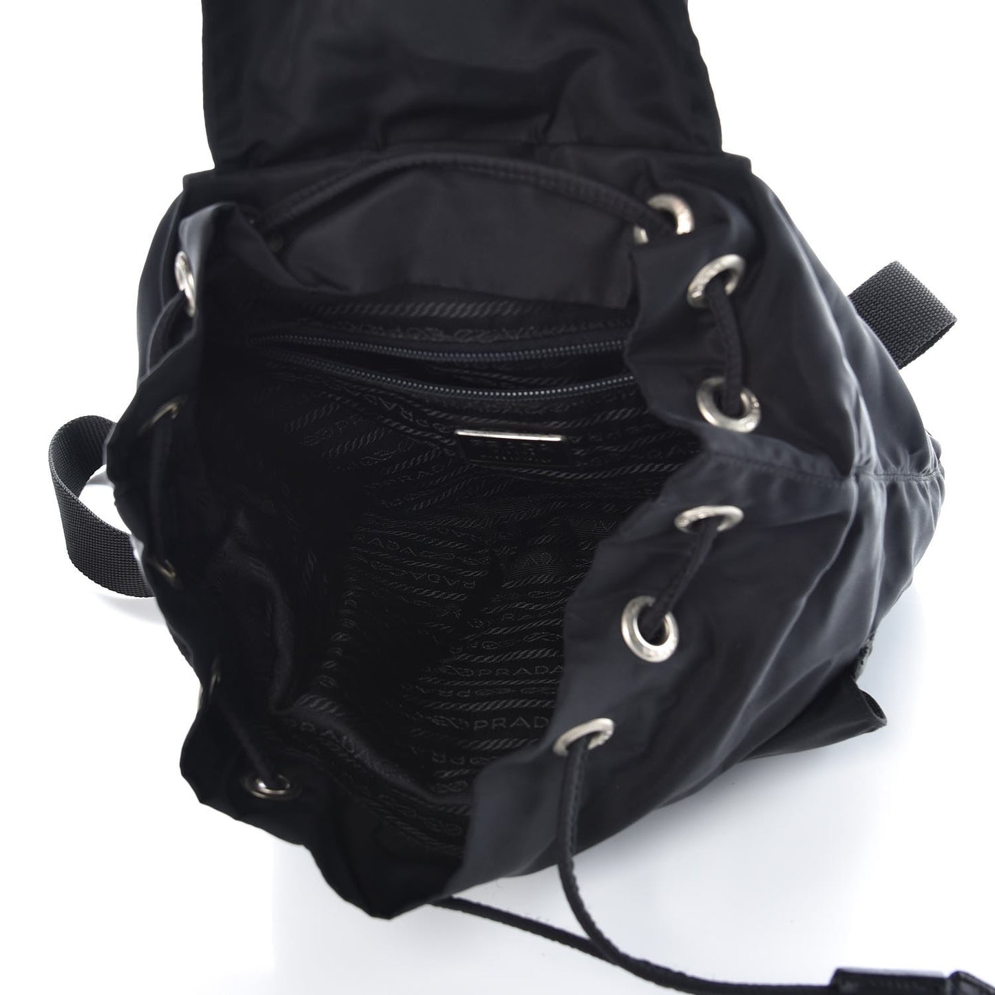 Nylon Vela Small Backpack Black