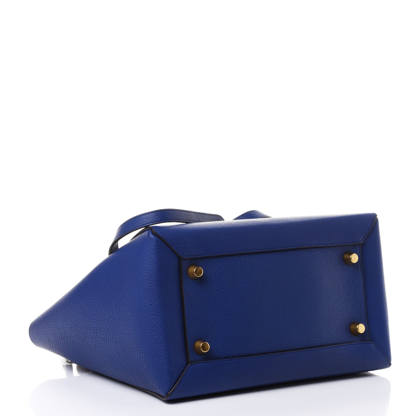 Grained Calfskin Small Belt Bag Indigo