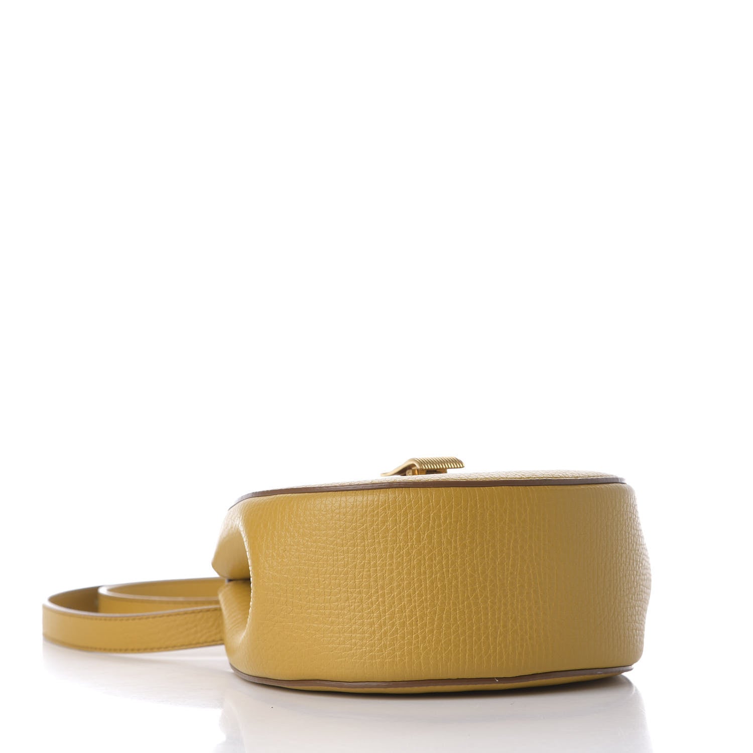 Bottega Veneta Palmellato Calfskin Rounded Belt Bag Butterscotch 4 of 8