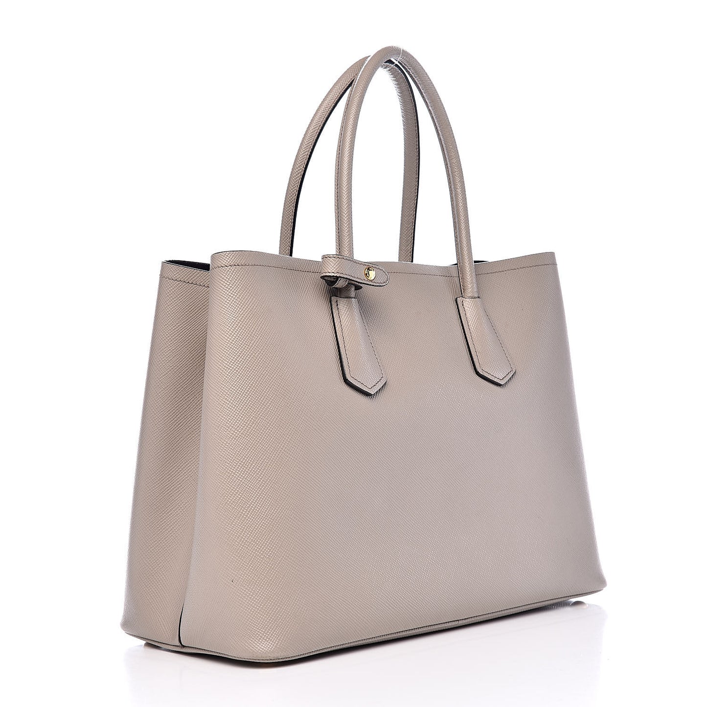 Saffiano Cuir Medium Double Bag Pomice