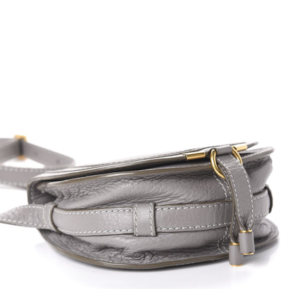 Chloe Calfskin Mini Marcie Round Crossbody Bag Cashmere Grey 6 of 11