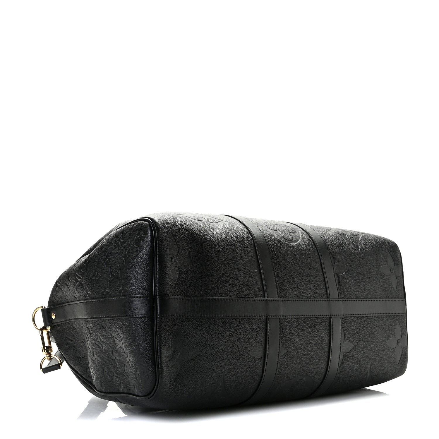 Louis Vuitton Empreinte Monogram Giant Keepall Bandouliere 45 Black 4 of 11