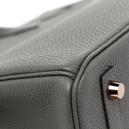 Hermes Togo Birkin 30 Etain 9 of 10