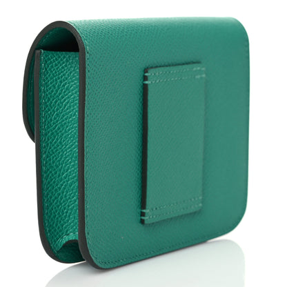 Hermes Epsom Constance Slim Wallet Vert Jade 4 of 9