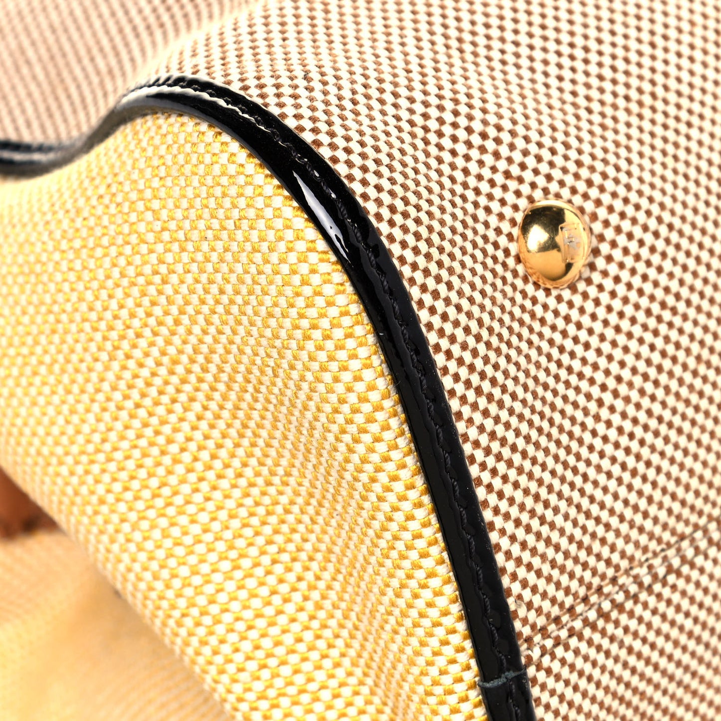 Canvas Colorblock Chameleon Tote Natural