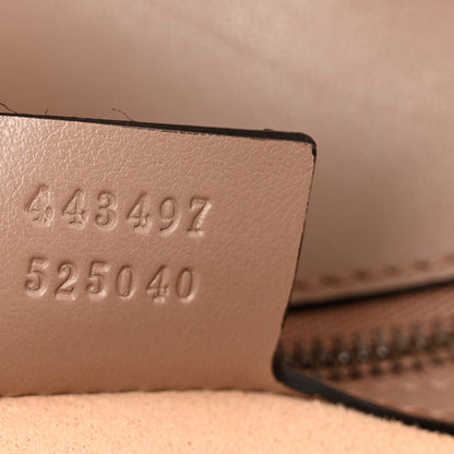 Gucci Calfskin Matelasse Small GG Marmont Shoulder Bag Porcelain Rose 8 of 10