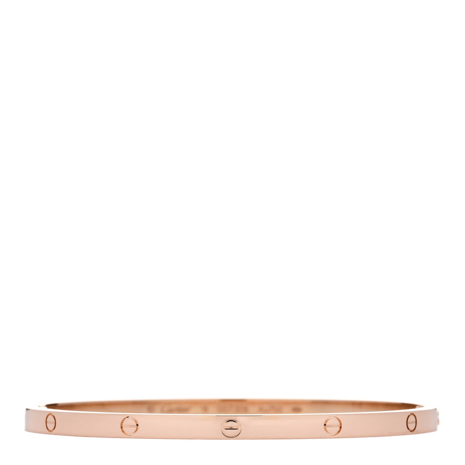 Cartier 18K Pink Gold Small LOVE Bracelet 18 1 of 7