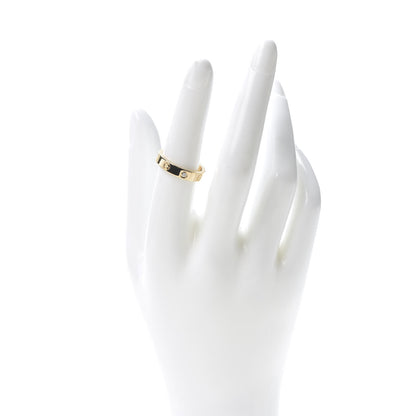 Cartier 18K Yellow Gold Diamond 4mm LOVE Wedding Band Ring 54 6.75 2 of 4