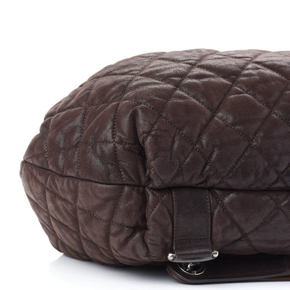 Chanel Iridescent Calfskin Quilted In The Mix Backpack Brown 8 of 10