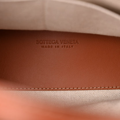 Bottega Veneta Washed Canvas Calfskin Small Andiamo Shoulder Bag Natural Light Wood 6 of 9